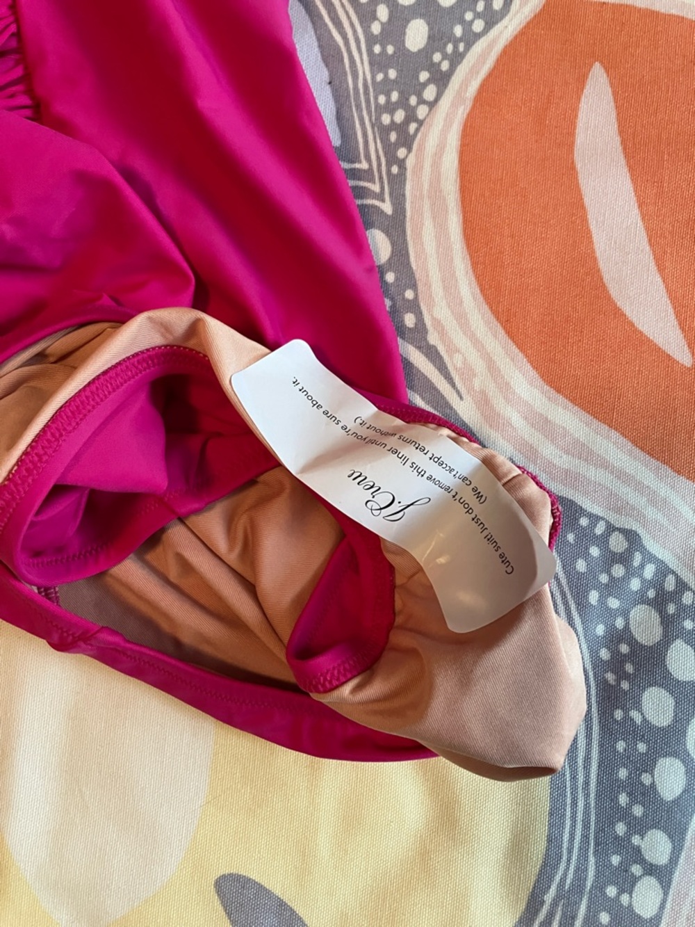 J. Crew ruched v neck one piece swimsuit - Picture 5 of 5